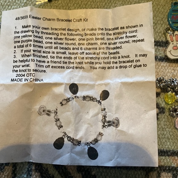 Easter charm bracelet craft kit bundle - Picture 4 of 5